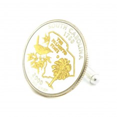 South Carolina State Quarter Cufflinks